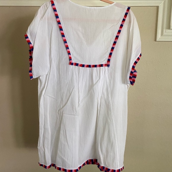 Women’s J. Crew Fringe Tunic Swim Coverup - Picture 7 of 9